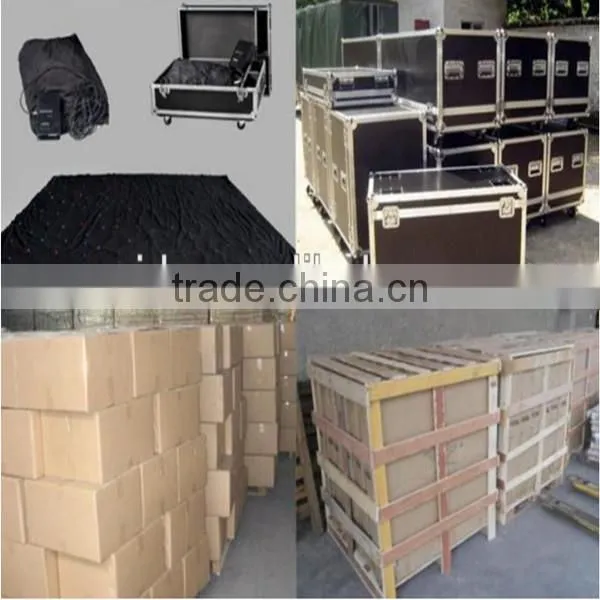 Flexible led star Backdrop Curtains lighted backdrops for weddings
