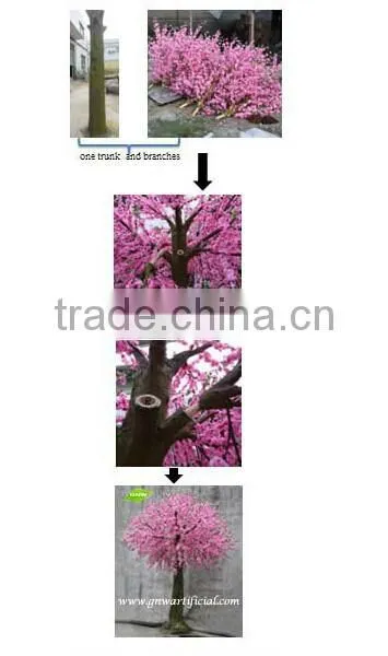 artificial white cherry blossom trees for wedding decoration