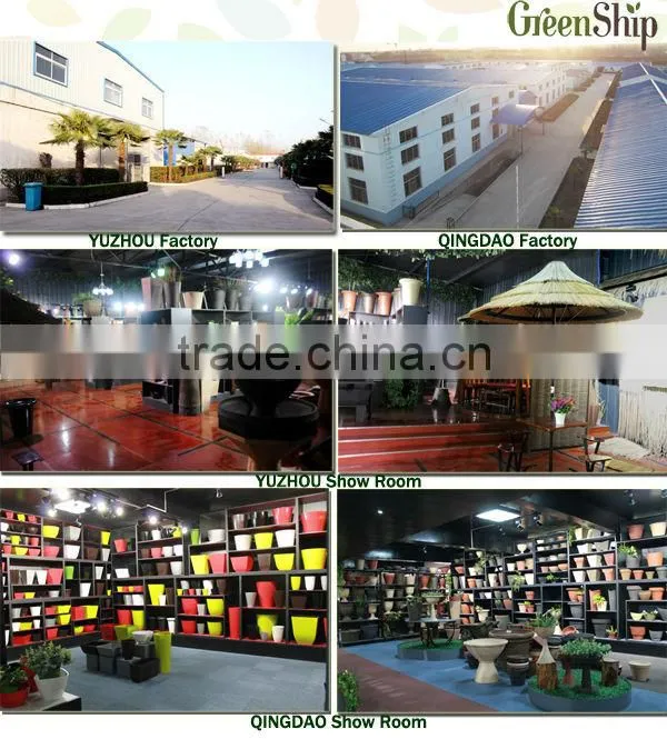 Decorative Plant Pots Wholesale from Greenship/ 20 years lifetime/ lightweight/ UV protection/ eco-friendly