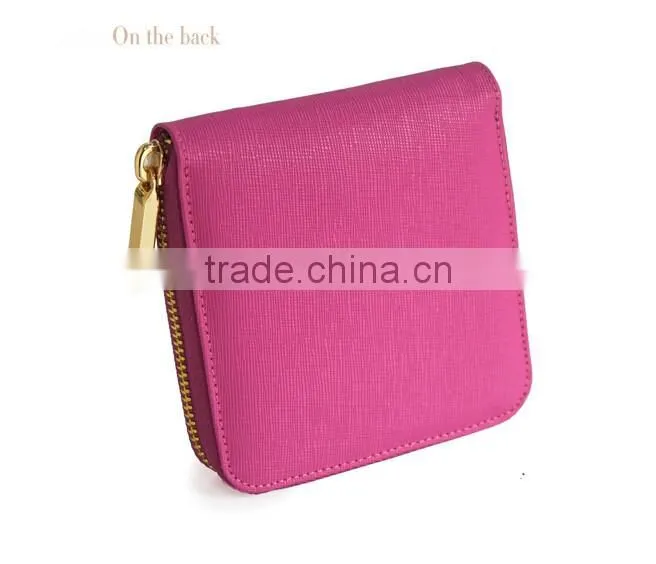 Short Lady Women Clutch Bag Faux Leather Wallet for Sales