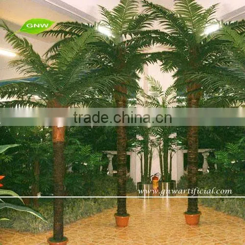 APM025 GNW Decorative Palm Tree for Sale 13ft High for hotel decoration indoor use