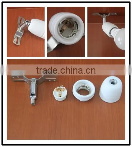 e27 Omni-directional universal screw porcelain lamp holder socket