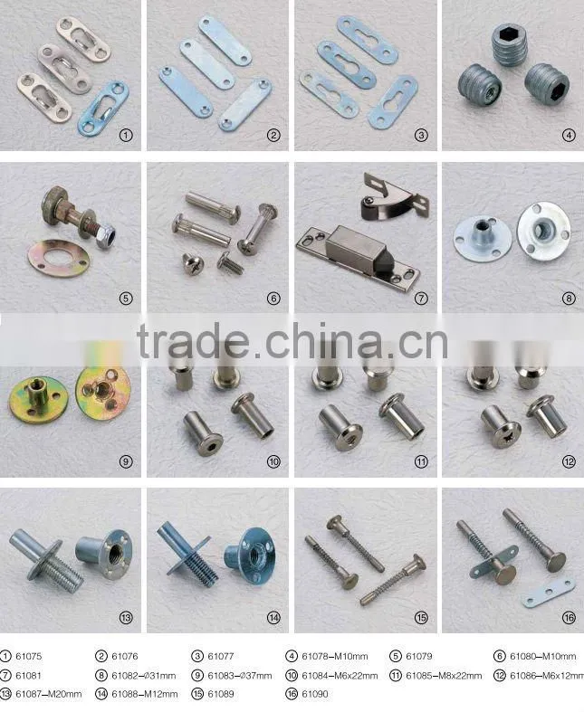 all kinds of high quality stainless steel hardwares for furnitures