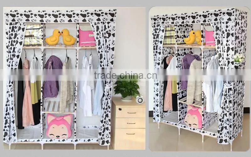 foldable wooden wardrobe