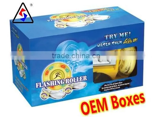 kids and adult attachable single flashing roller skating