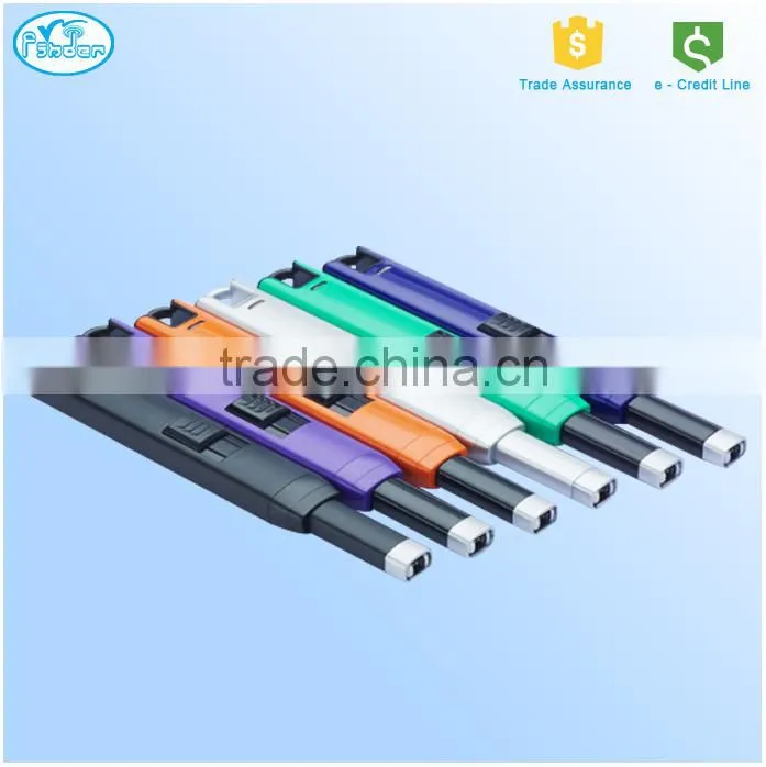 fashion Aliuminum usb charge kitchen lighter