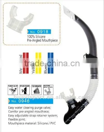 Professional underwater scuba diving mask snorkel and flins set