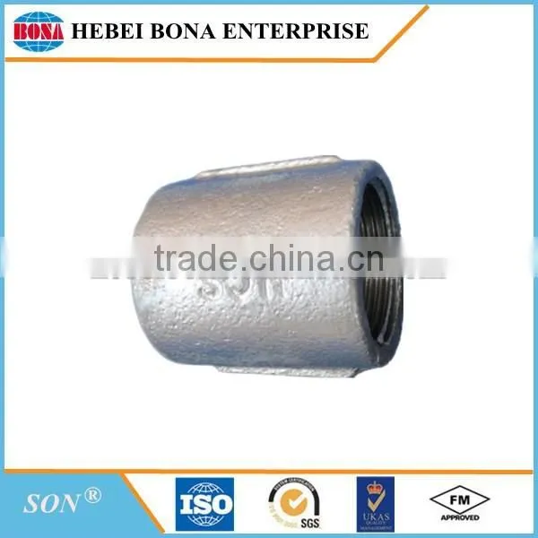 ISO certified carbon steel full thread socket and coupling