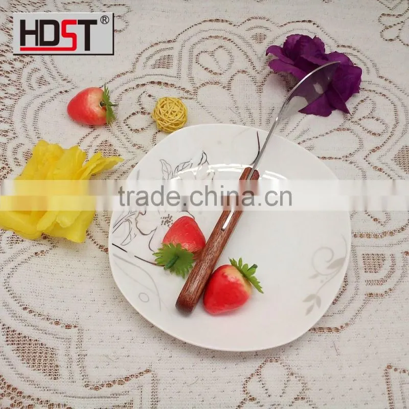 Good quality 430 stainless steel ice spade with wooden handle direct sale by factory