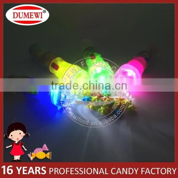 Rainbow Color Pressed Candy Toy Flashlight