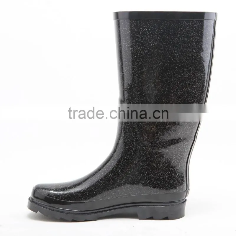 fashion and good quality woman rubber rain boots