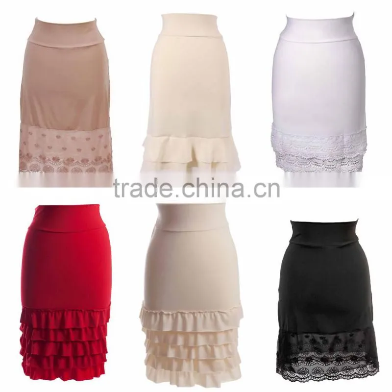 Off White / Cream Floral Skirt Women's latest long skirt design 2017