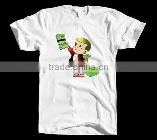 2013 summer casual heather grey O-neck cotton short sleeve custom printing t-shirts