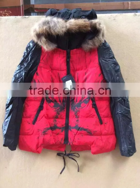 GZY down jacket women good qualitmixed coat high quality light weight whoelsale guangzhou 2017 stock wearble warm