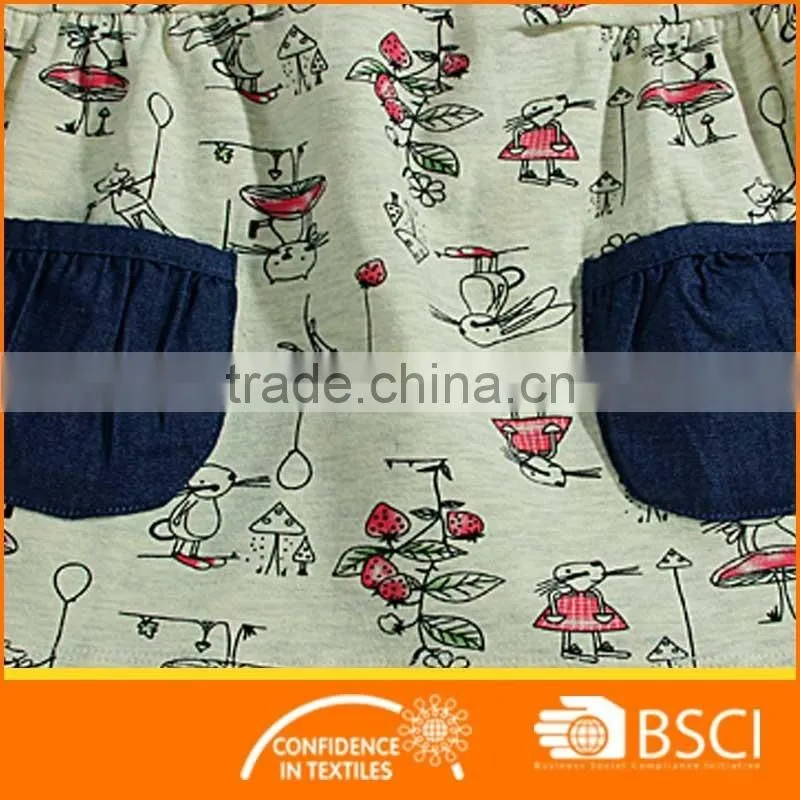 Boutique Cartoon Soft Cotton Baby Girl Dress