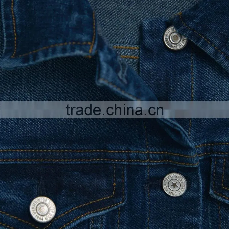 denim sleeveless jacket for women with pocket for summer