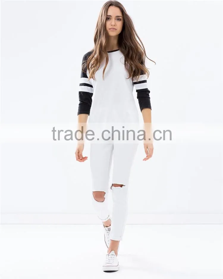Personalized sport t shirts high quality 100% pima cotton blank t-shirt