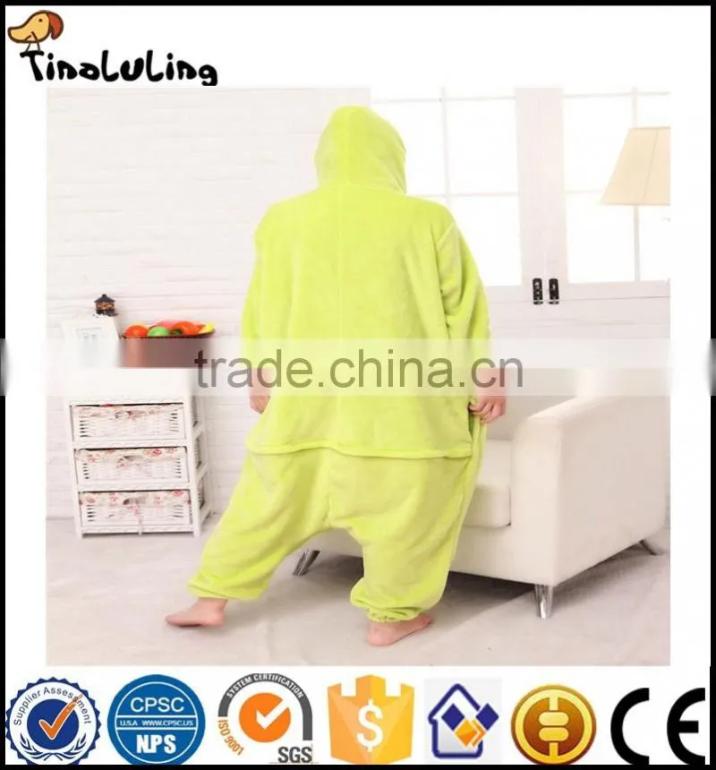 2017 new flannel pea piece pajamas wholesale cheap flannel pajamas