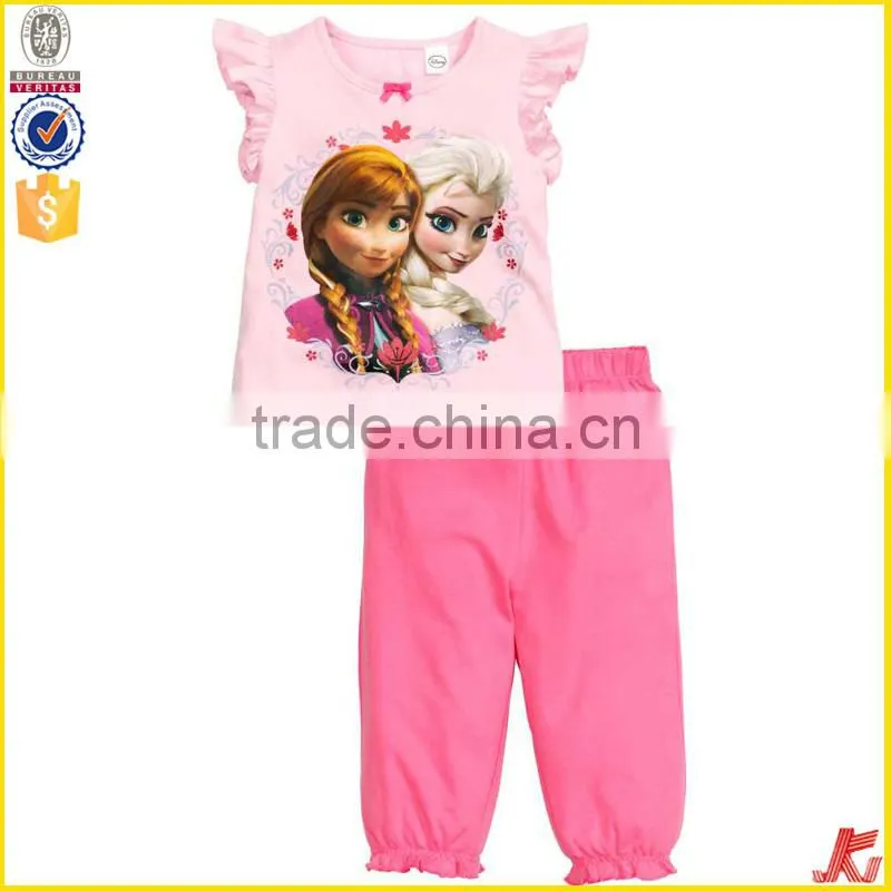 kids clothing set/kids t-shirt printing/kids pants