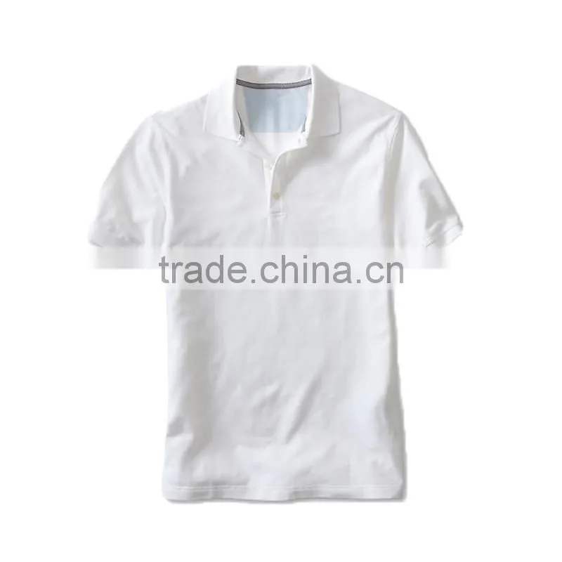 China alibaba summer short sleeve white high quality men's polo shirt