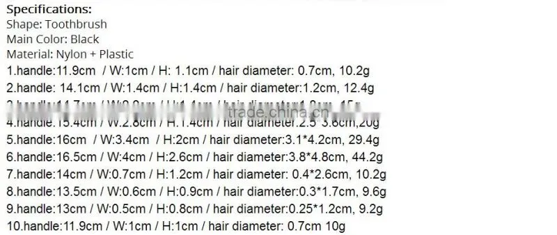 Professional Make Up Case 10PCS Makeup Brushes