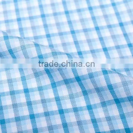 latest fashion design short sleeve check dress shirt for man