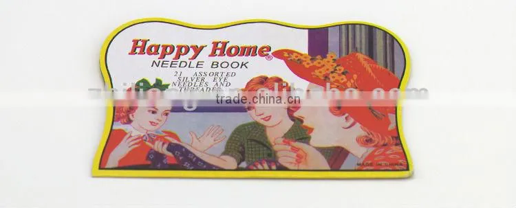 NEWEST DESIGN NEEDLE CARD-HAPPY HOME