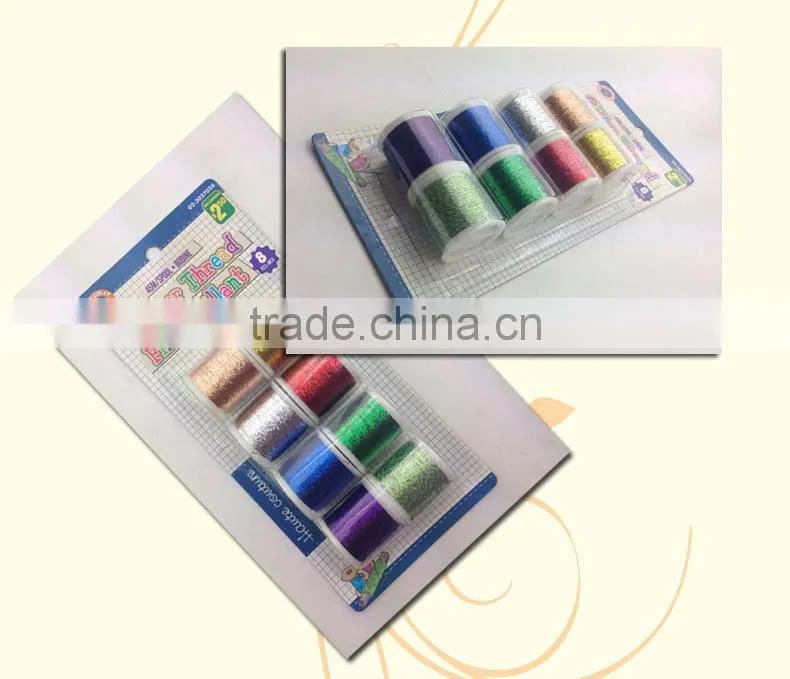 metallic yarn for embroidery yarn for knitting