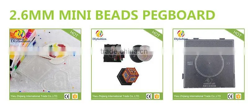 Kids plastic diy ironing perler beads set hama beads wholesale kids toys 18004