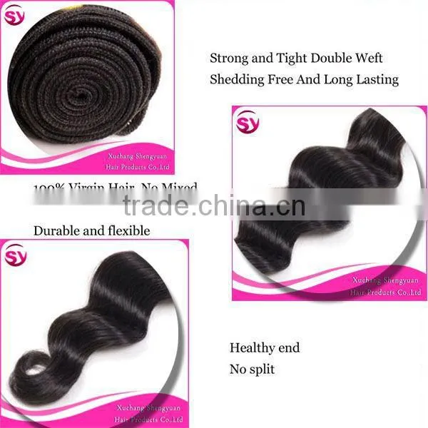 wholesale virgin cuticle correct remy deep wave human hair bulk