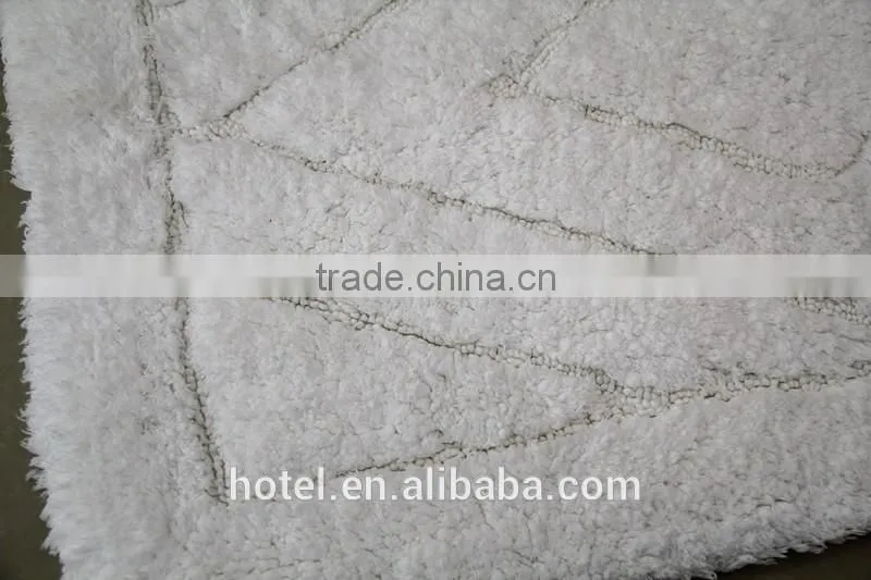hotel embroidery logo bath rug,custom size bath rugs,decorative bath rugs