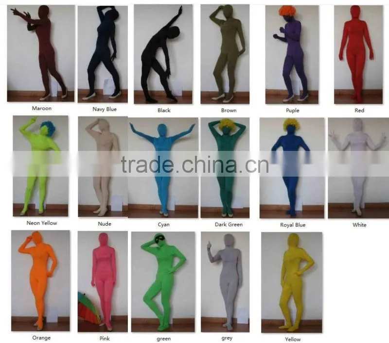 wholesale adult and kids lycra spandex christmas santa zentai suit