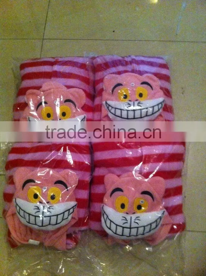 Wholesale cute plush winter animal paw slipper shoe