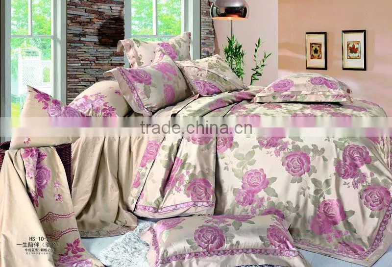 Imitated silk,cotton jacquard Home textile