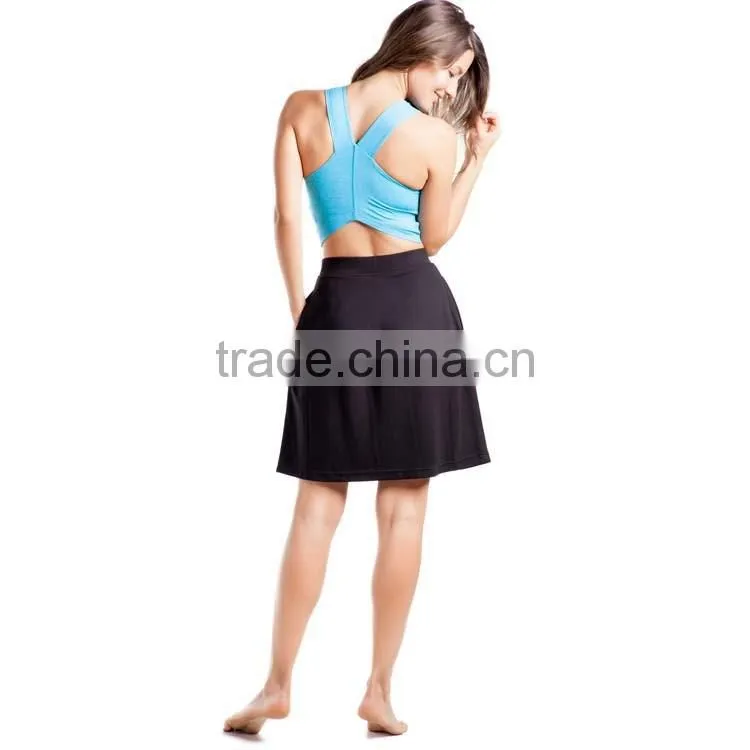 Mesh Women's Racerback Activewear Tight Lycra gym Sports White Tank Top