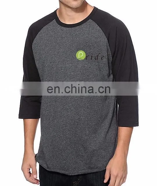 custom 100% polyester t-shirt and baseball t-shirt-customise casual wear t-shirt-long sleeve top tee