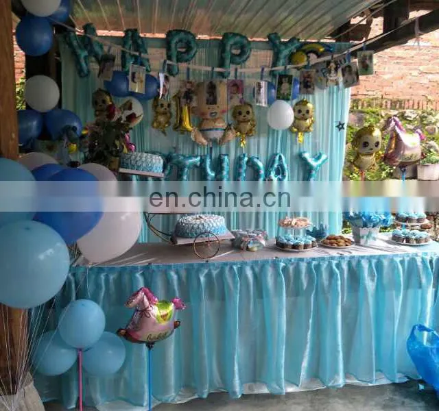 Simple Organza Styles of Table Skirting