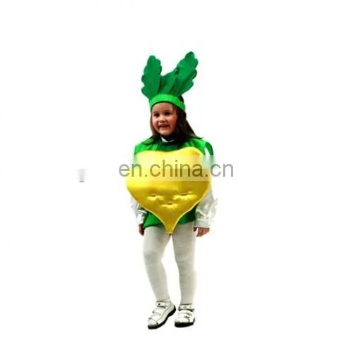 TZ-8206 Simple Perform Carrot Cosplay Costume For Kids