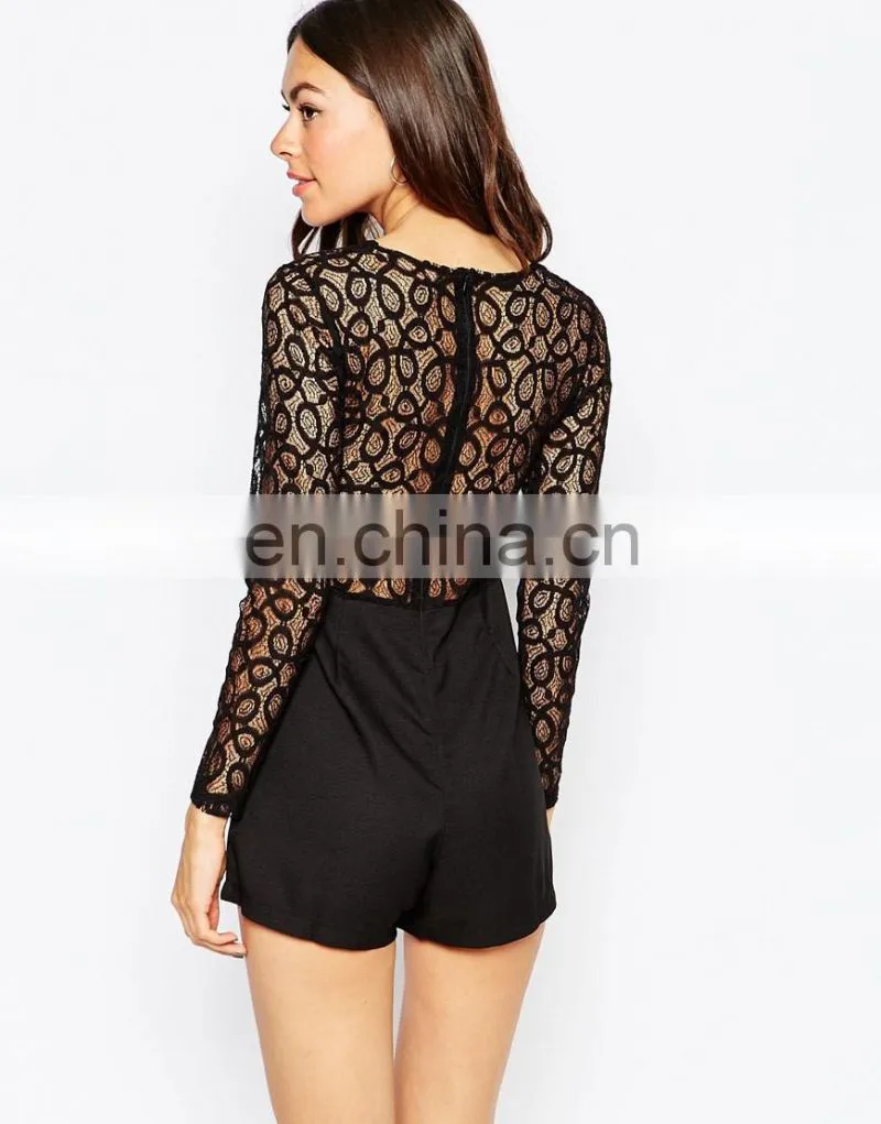 2015 New Arrival Selene Romper Women Lace Playsuit