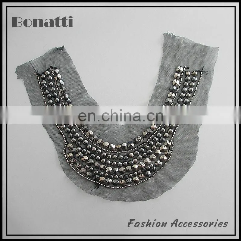 Beautiful beads tube to decorate clothes neckline