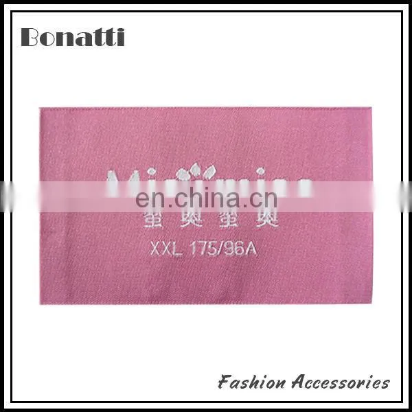 fashion brand woven label for garments