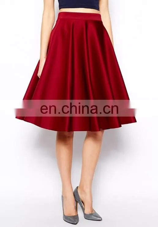 latest full midi skirt with pockets design
