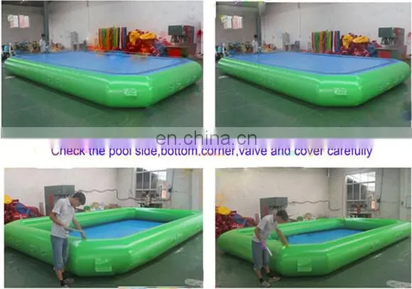 0.9mm PVC Tarpaulin Inflatable Rectangular Pool with Cover