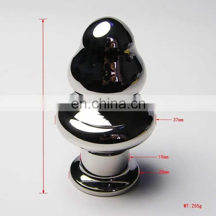 mushroom shape flashing light anal butt plug, jewelry anal plug