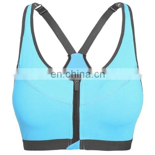 Wholesale GYM Women zip sport bra & racerback#WX0001