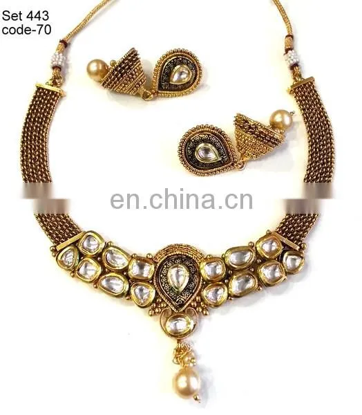 traditional jewelery necklace manufacturer, choker jewellery necklace exporter