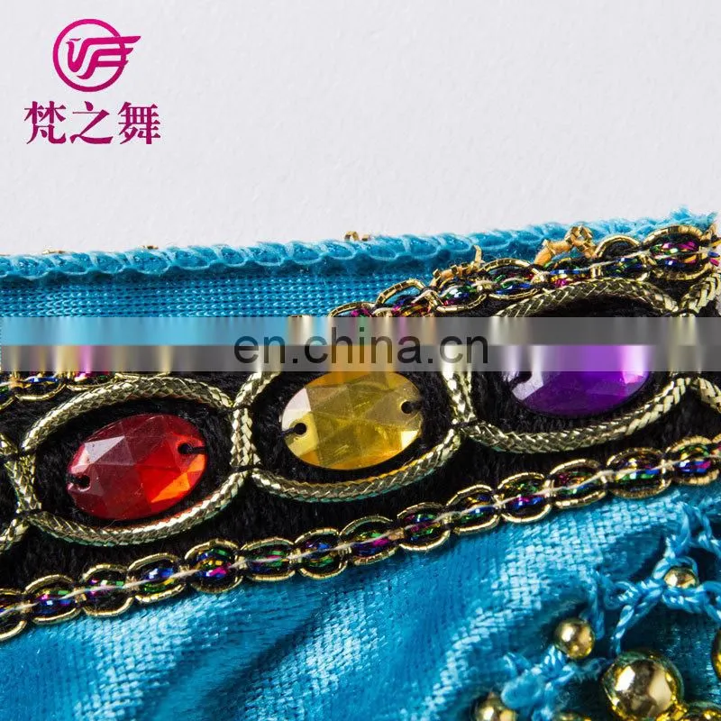 Hot sale egyptian gold coins belly dance hip scarf Y-2034#