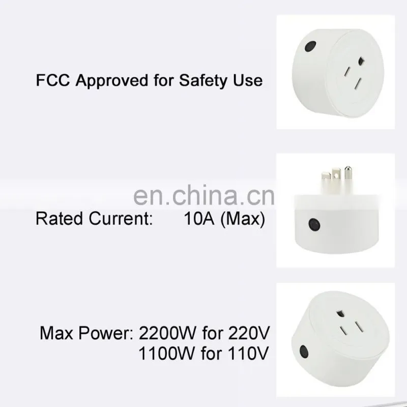 Amazon Alexa wifi travel smart outlet App remote control US adapter plug turn on or off anywhere no hub required