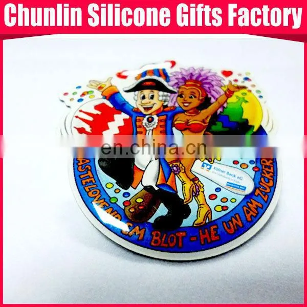 custom high quality magnetic aluminium badge