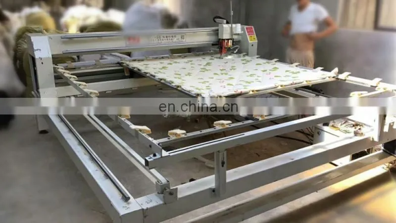 Computerized high speed single needle head quilting machine for sale